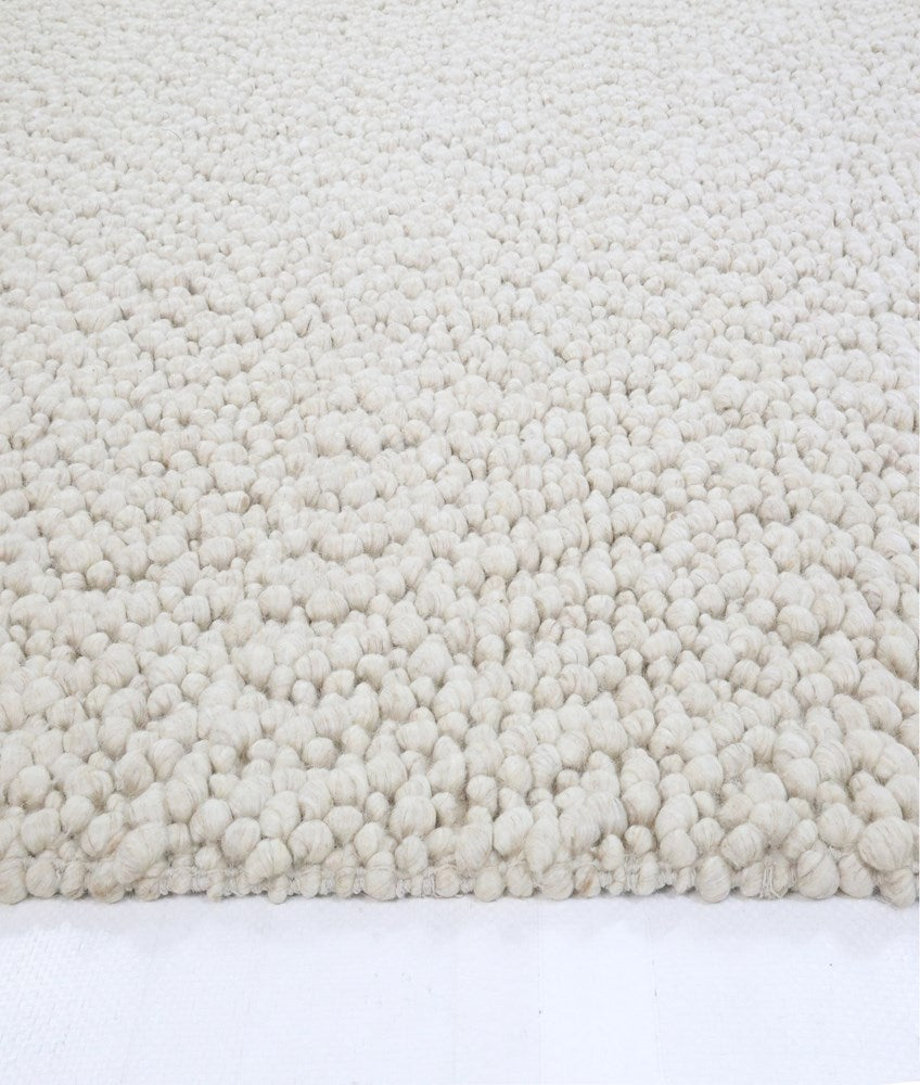 Aspen Pebble Greige Wool Rug