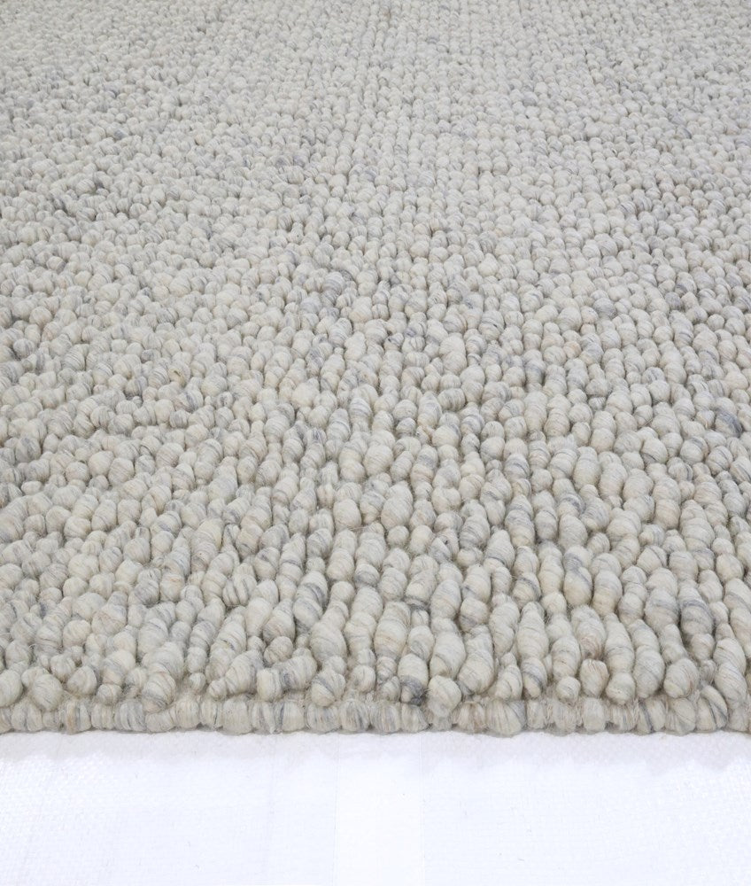 Aspen Pebble Greige Wool Rug