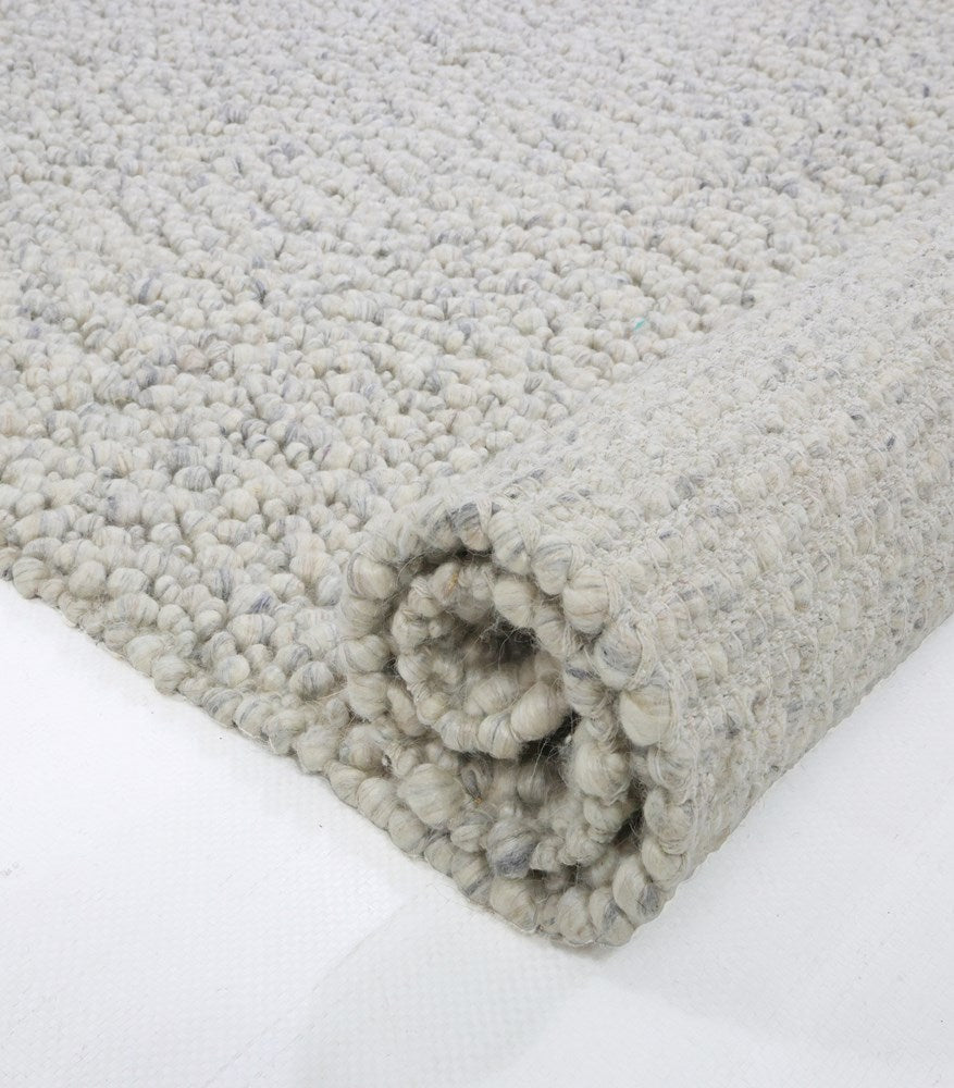 Aspen Pebble Greige Wool Rug