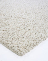 Aspen Pebble Sandstone Beige Wool Rug