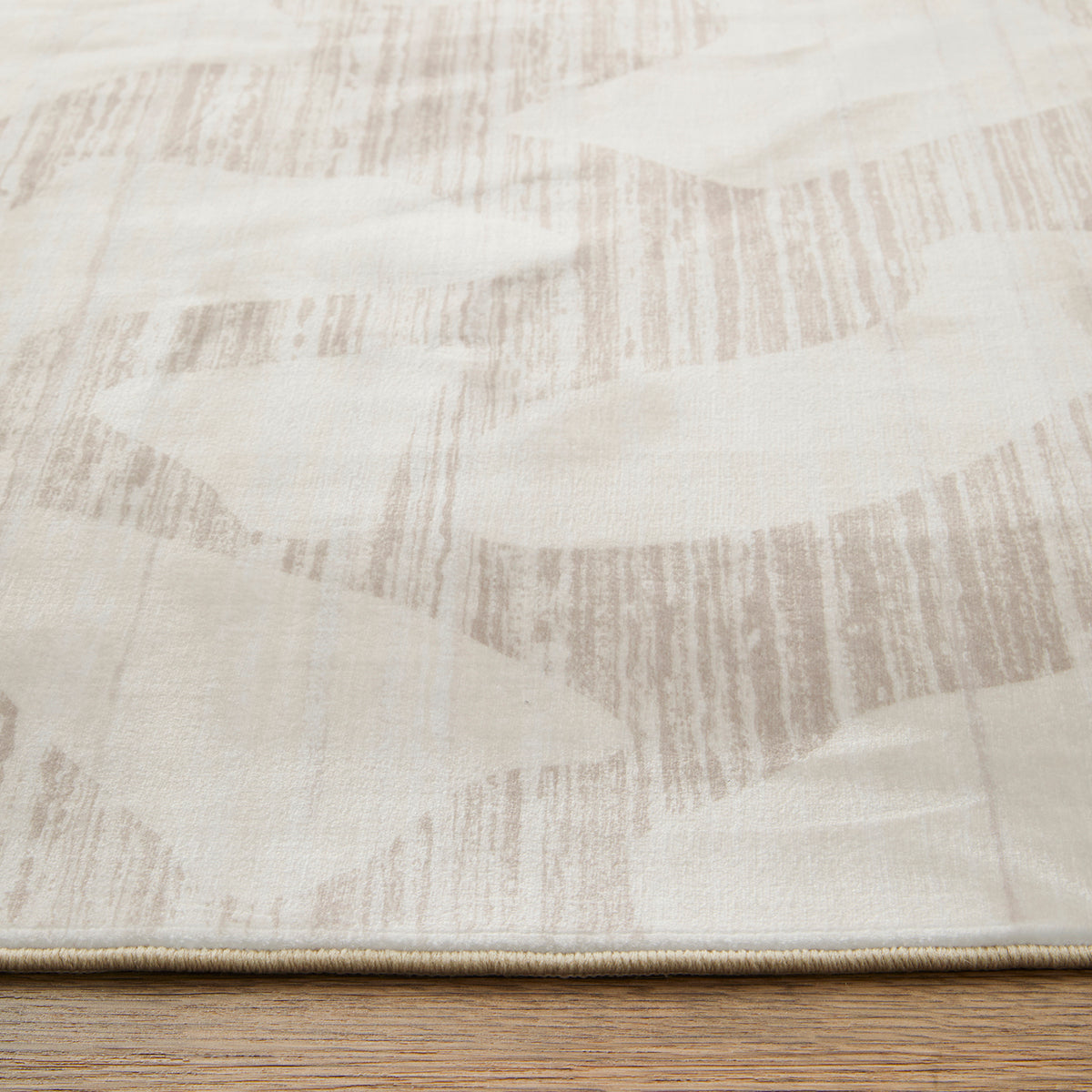 Washable Natural Abstract Botanical Pattern Rug