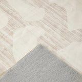 Washable Natural Abstract Botanical Pattern Rug
