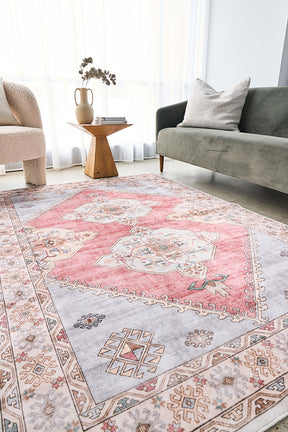 Vivify Ava Rose Washable Rug - Lost Design Society