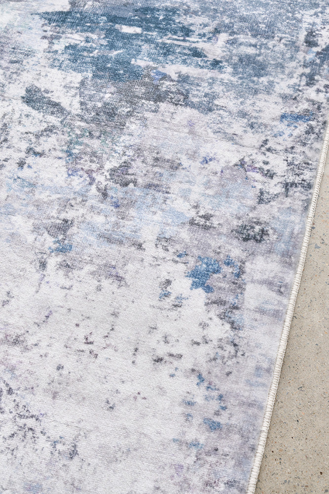 Vivify Isla Blue Washable Rug