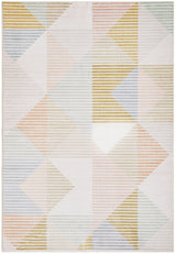 Vivify Geo Pastel Washable Rug