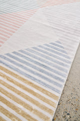 Vivify Geo Pastel Washable Rug