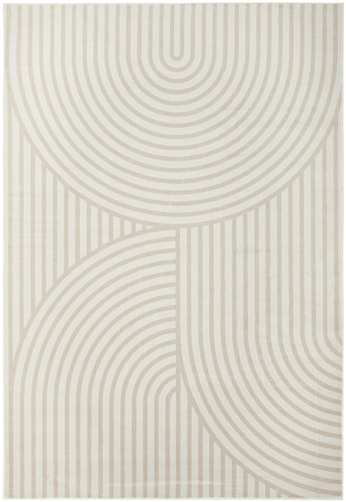 Washable Natural Arch Pattern Rug