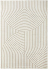 Washable Natural Arch Pattern Rug