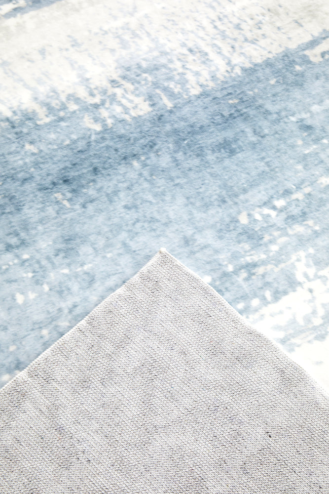 Kobe Blue Multi Washable Rug