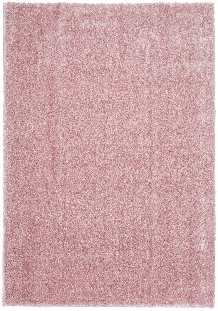 Lush Blush Pink Shag Rug