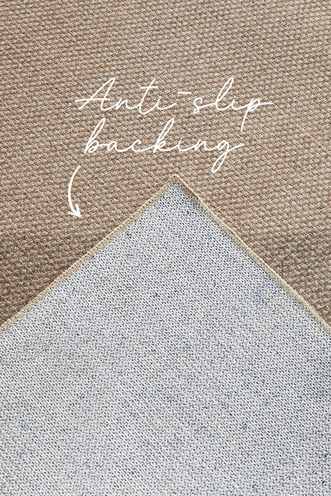 Stone Grid Washable Rug