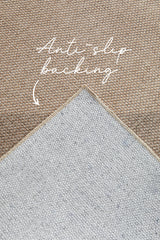 Stone Grid Washable Rug