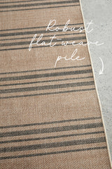 Savanna Striped Washable Rug