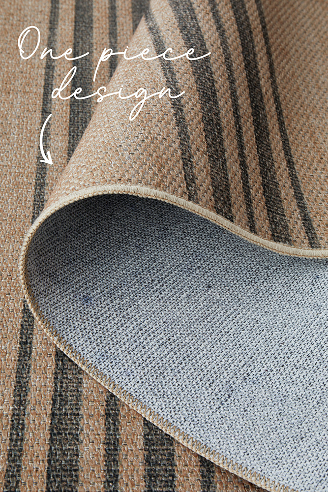Savanna Striped Washable Rug