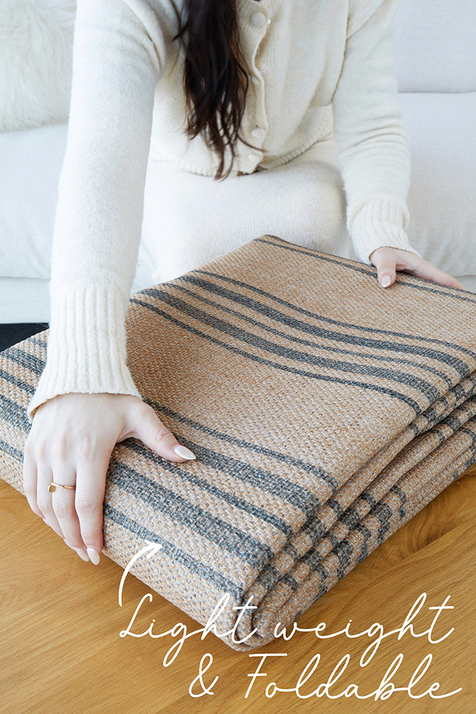 Savanna Striped Washable Rug