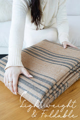 Savanna Striped Washable Rug