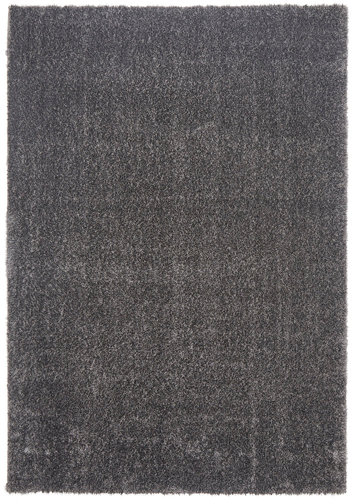 Lush Lustre Grey Shag Rug