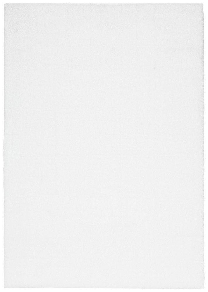 Lush White Shag Rug