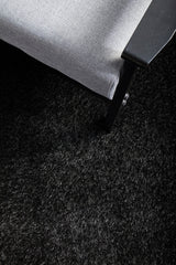 Lush Lustre Black Shag Rug
