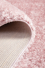 Lush Blush Pink Shag Rug
