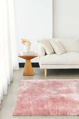 Lush Blush Pink Shag Rug