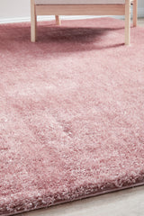 Lush Blush Pink Shag Rug