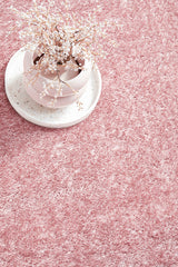 Lush Blush Pink Shag Rug