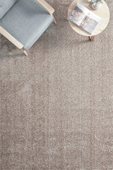 Lush Taupe Mink Shag Rug