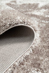 Lush Taupe Mink Shag Rug