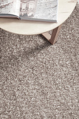 Lush Taupe Mink Shag Rug