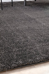 Lush Lustre Grey Shag Rug