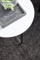 Lush Lustre Grey Shag Rug