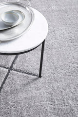 Lush Silver Grey Shag Rug