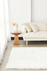 Lush White Shag Rug
