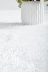 Lush White Shag Rug