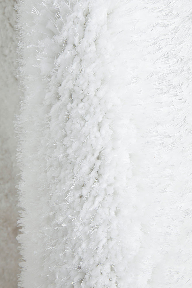 Lush White Shag Rug