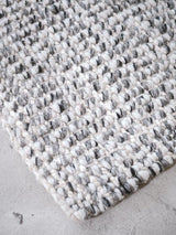 Arion Wool Jute Silver Rug