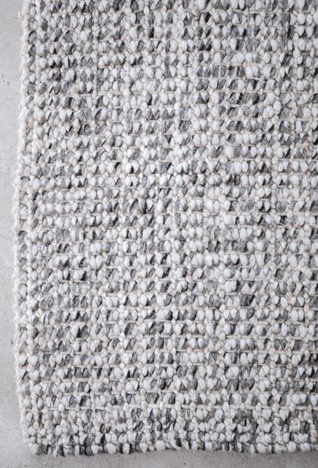 Arion Wool Jute Silver Rug