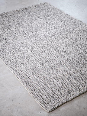 Arion Wool Jute Silver Rug - Lost Design Society