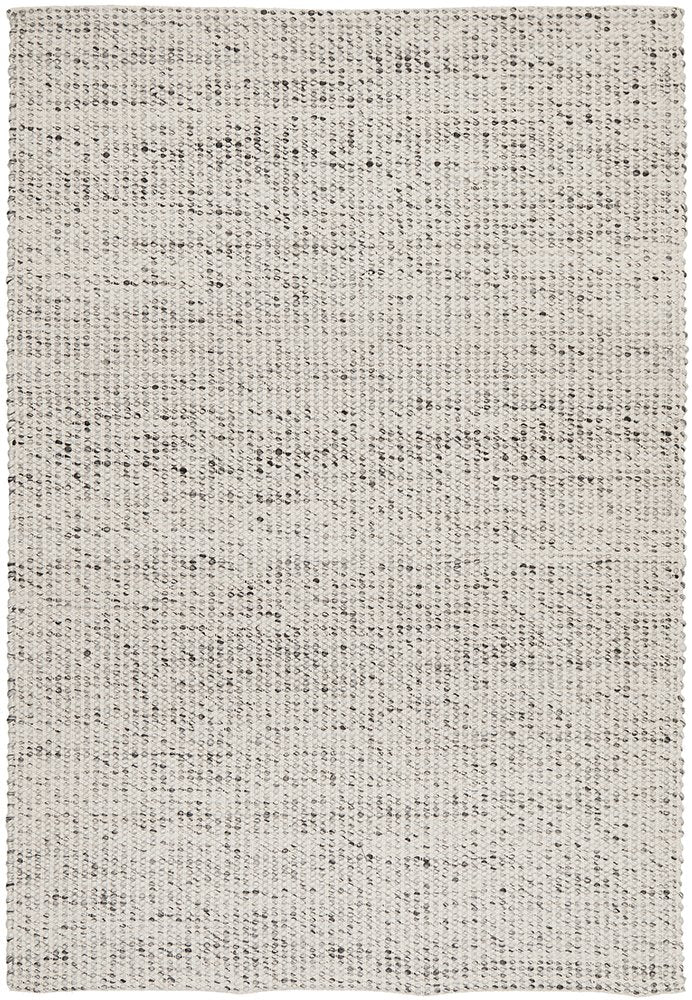 Carlos Felted Wool Rug Grey Natural