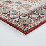 Medallion Red Tassel Rug