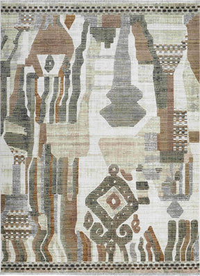 Abstract Tribal Tassel Rug - Lost Design Society