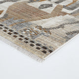 Abstract Tribal Tassel Rug