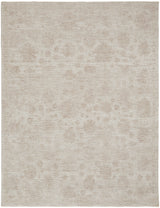 Oatmeal Bloom Fringed Rug