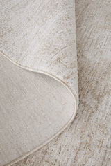 Oatmeal Bloom Fringed Rug