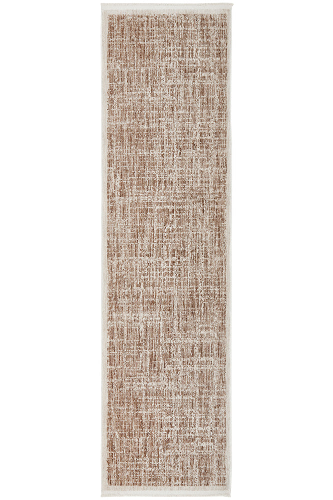 Meadow Mocha Fringed Rug