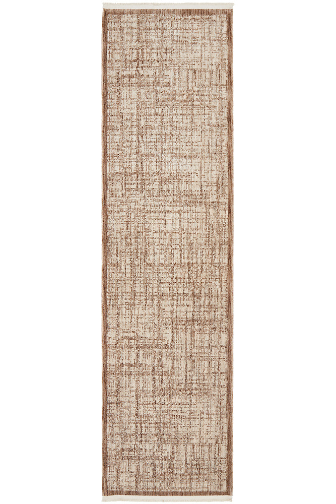 Meadow Cocoa Fringed Rug
