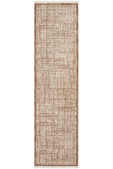 Meadow Cocoa Fringed Rug