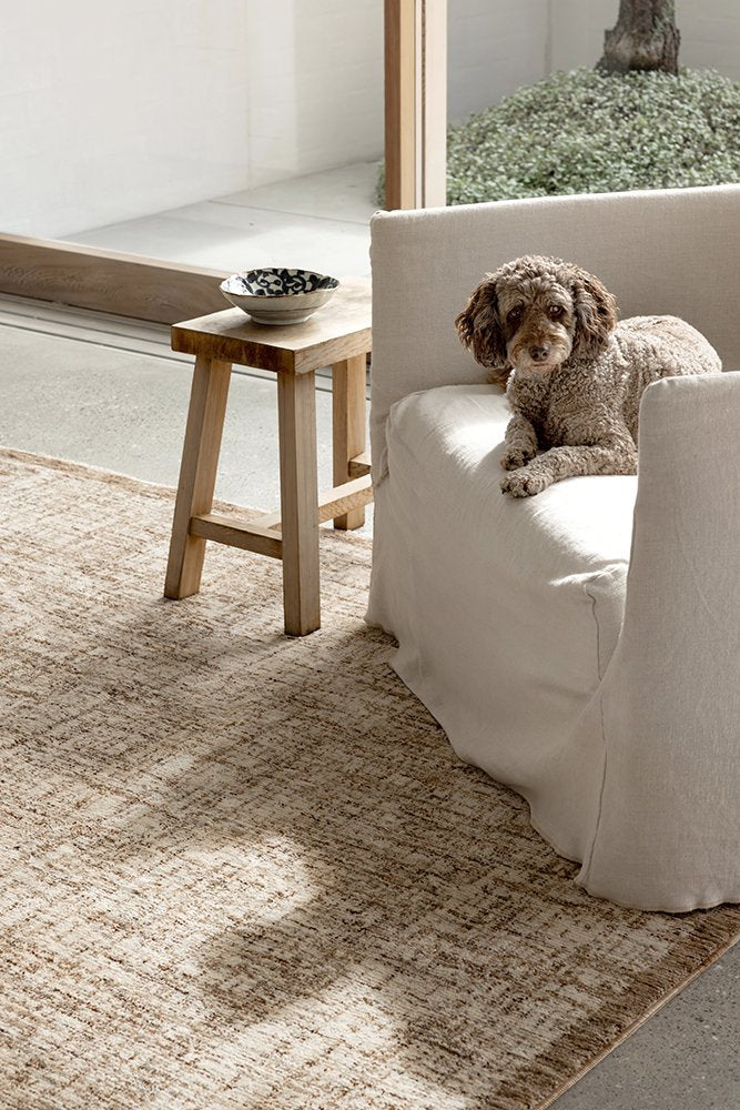 Meadow Cocoa Fringed Rug