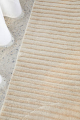 Lana Beige Arch Woollen Rug